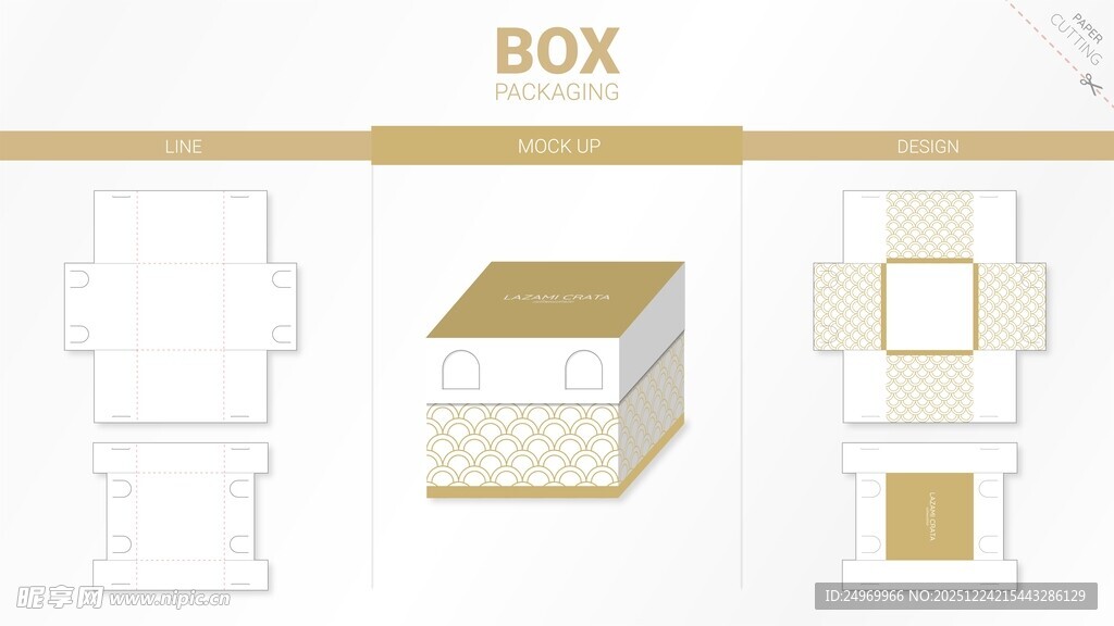 纸盒包装设计模板展示