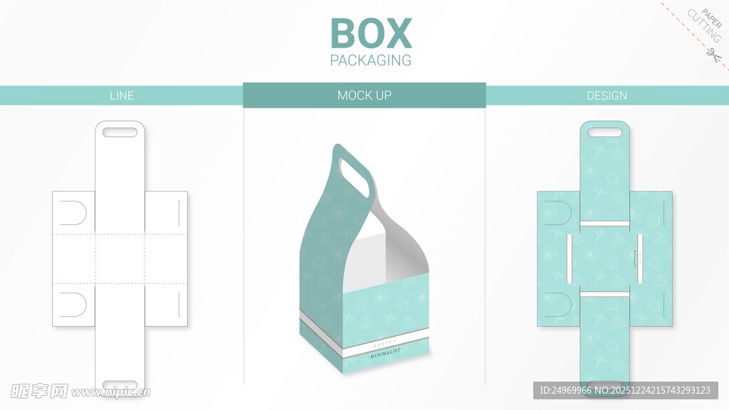 纸盒包装设计模板