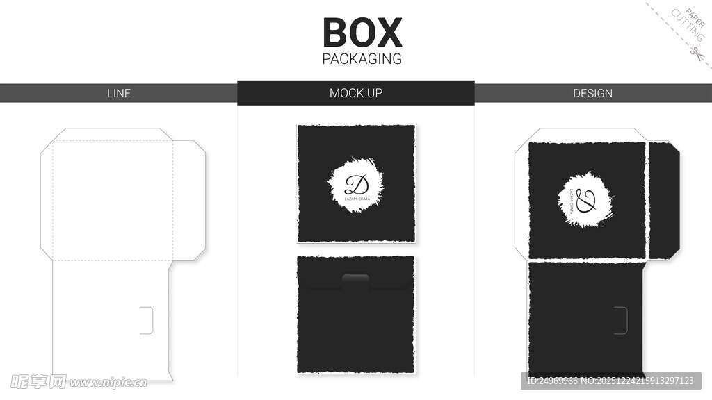 盒子包装设计模板展示