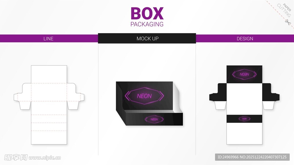 包装盒设计模板展示