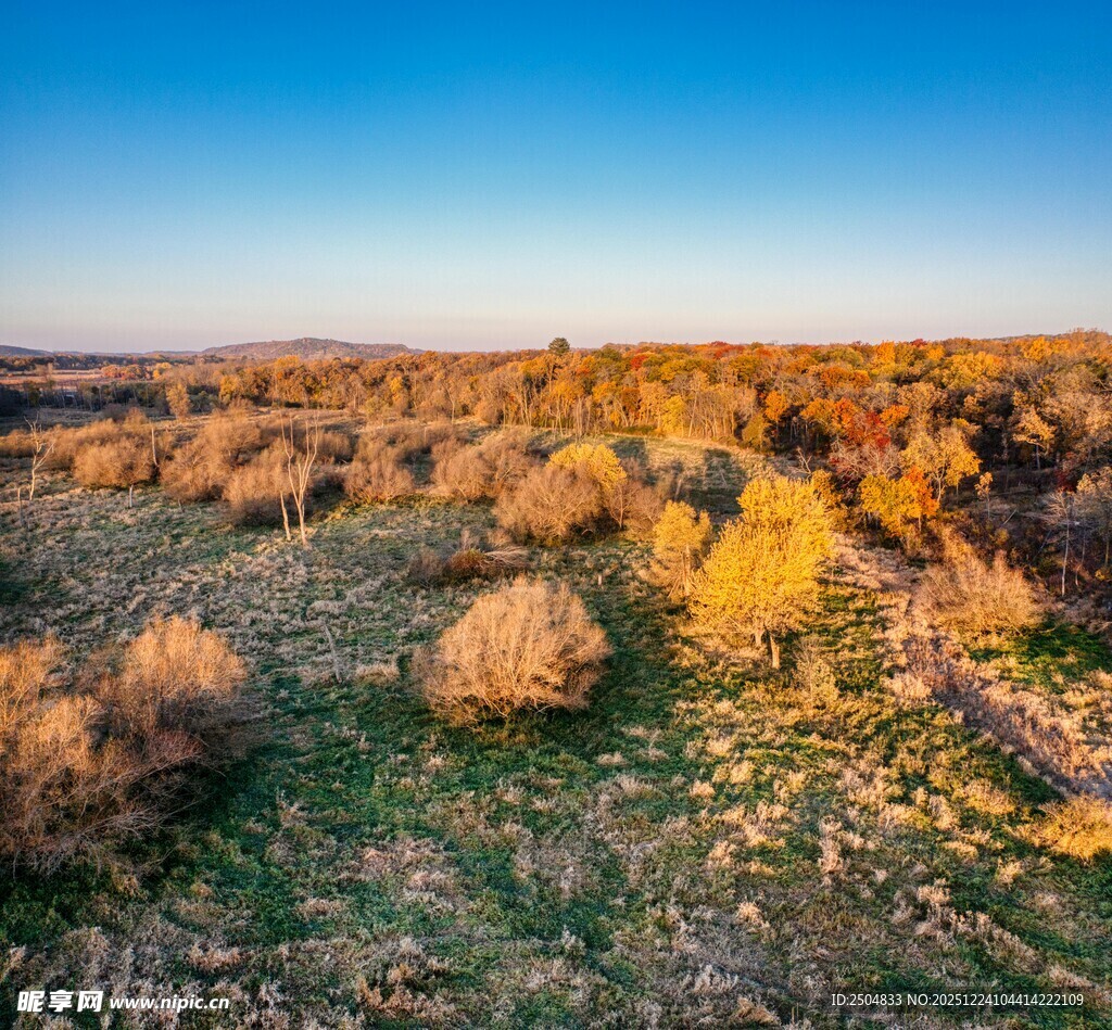 秋日旷野风光