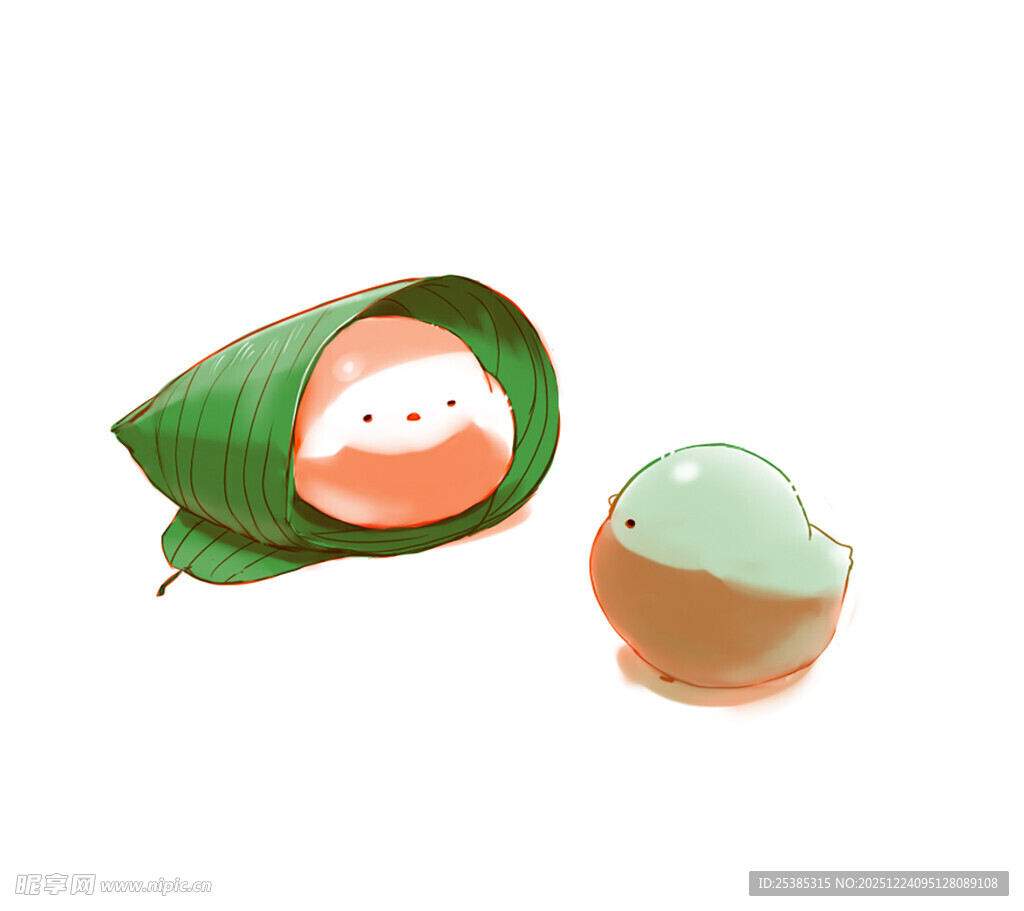 可爱粽子造型小摆件