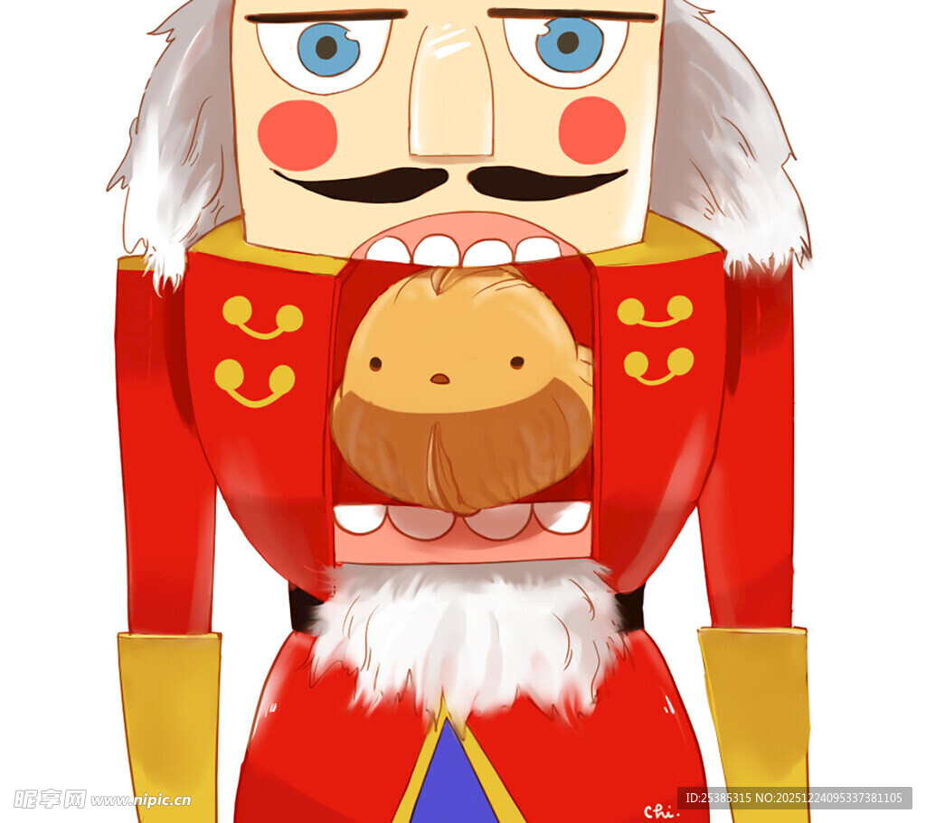 胡桃夹子玩偶形象展示