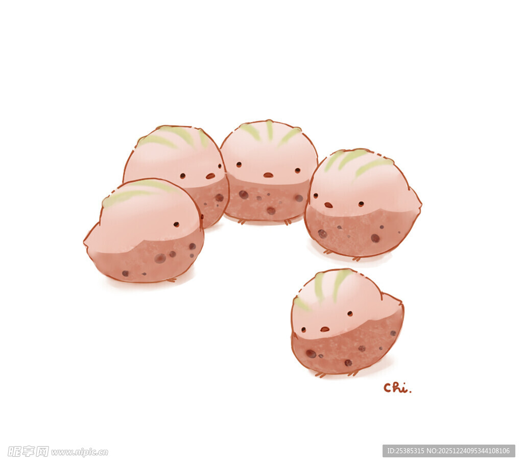 粉色卡通小猪摆件