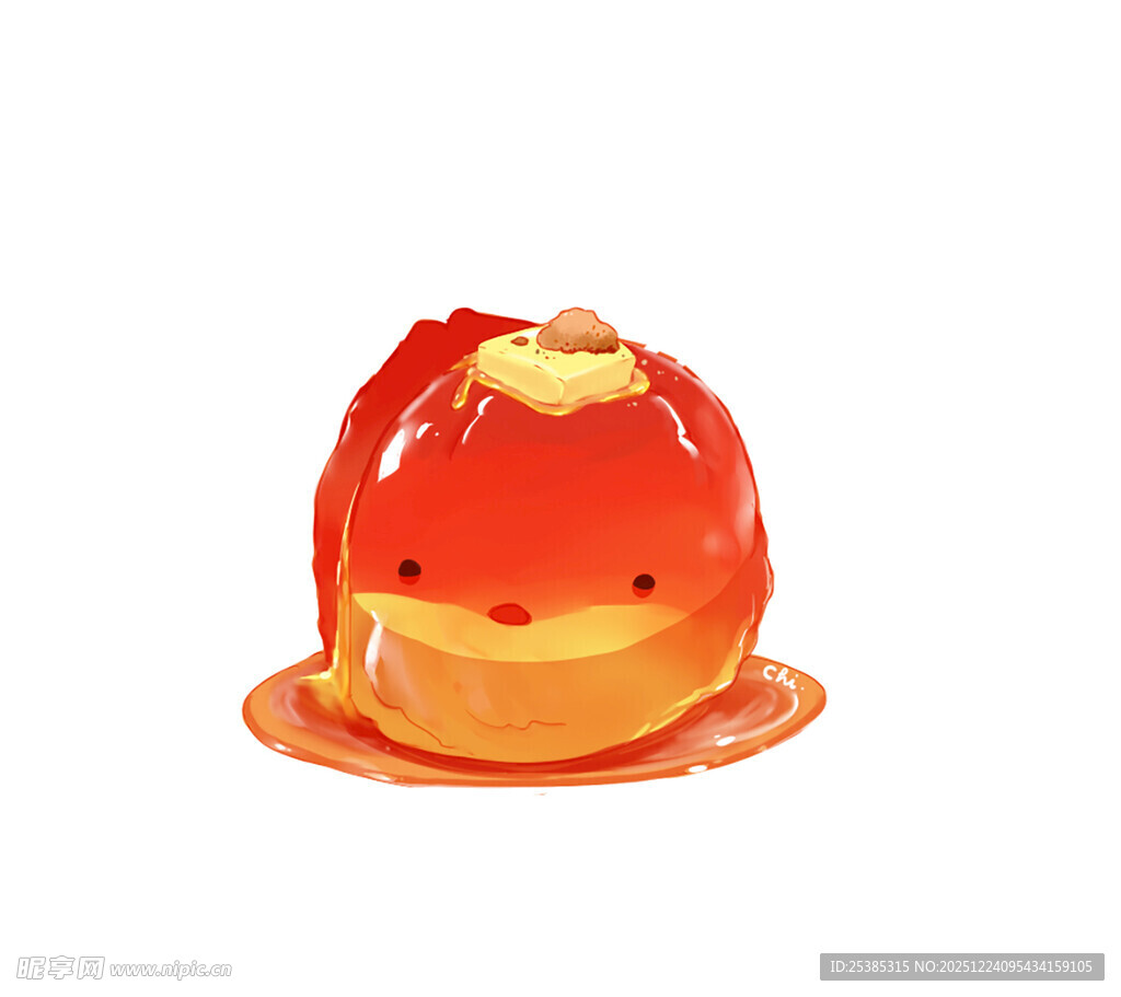 可爱果冻造型卡通形象