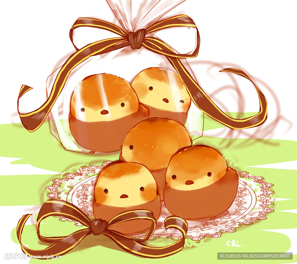 可爱面包小动物礼盒