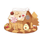 姜饼小屋圣诞甜蜜场景