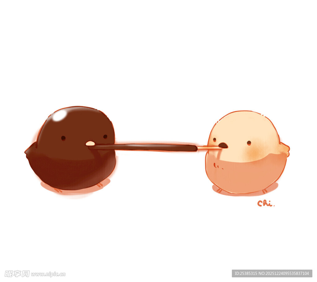 小鸡拔河巧克力