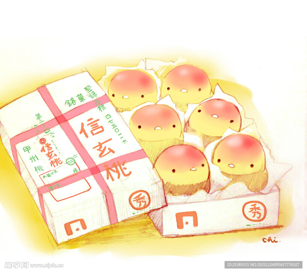 传统糕点礼盒与可爱点心