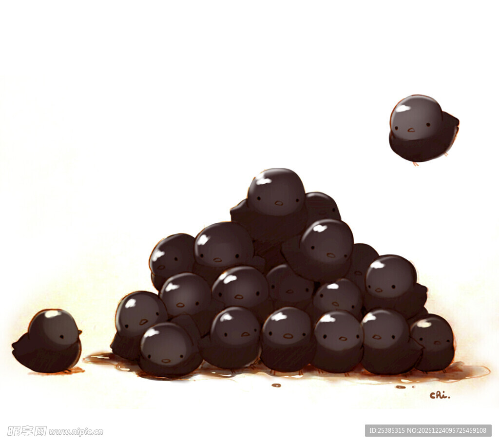 一堆黑紫色葡萄粒