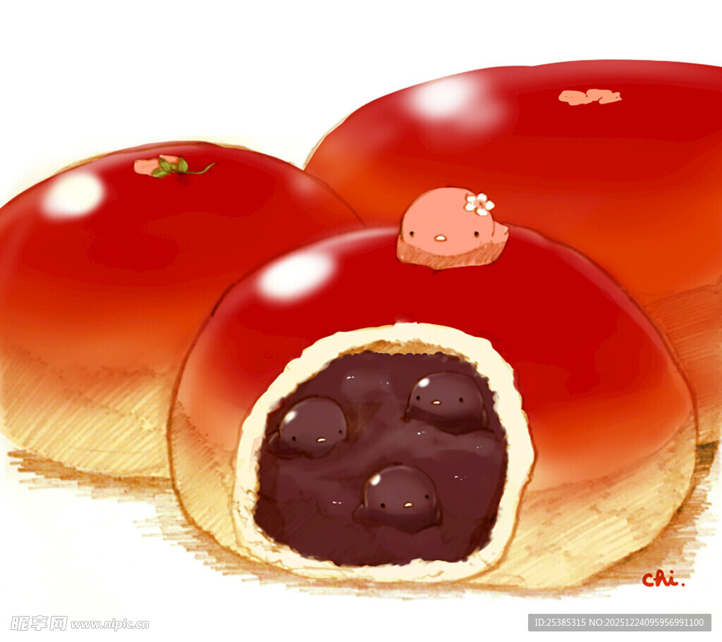 美味红豆馅大福