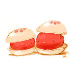 可爱草莓夹心小点心