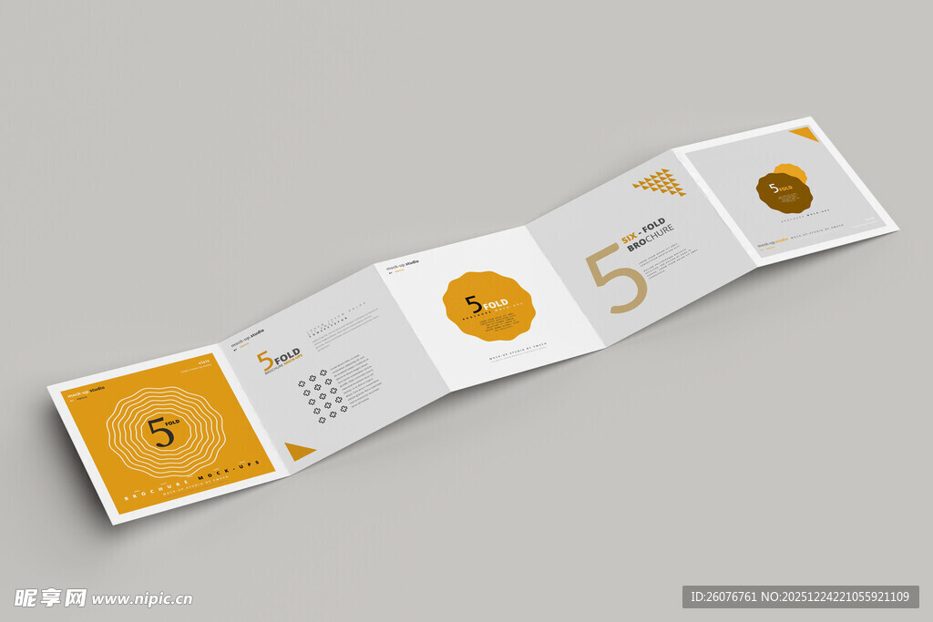 折页样机图片