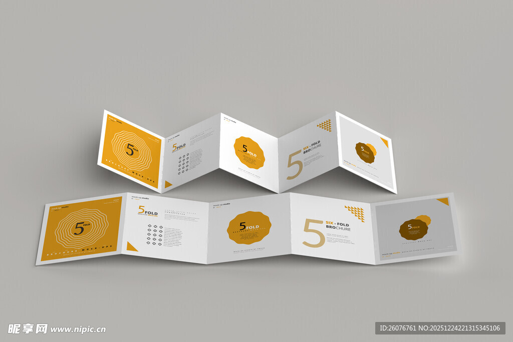 折页样机图片