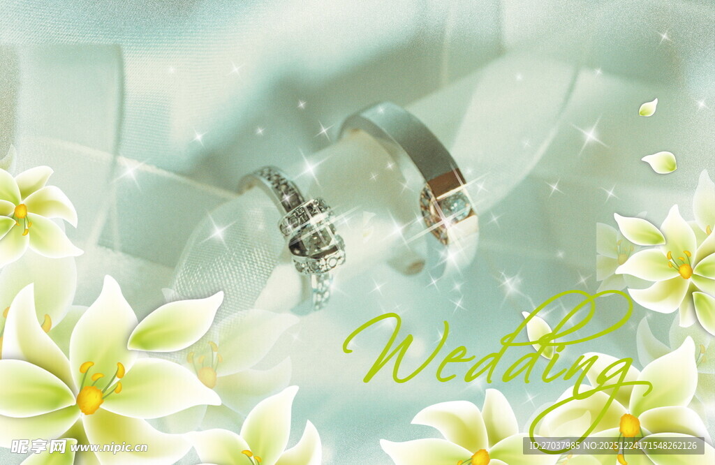 优雅婚礼主题腕表展示