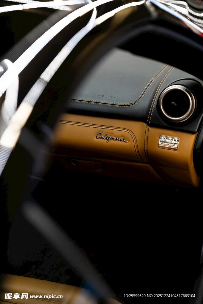 汽车内饰细节特写