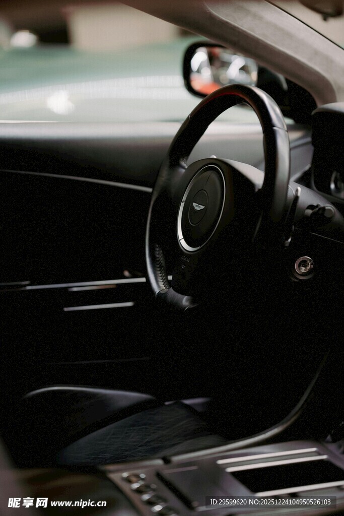精致汽车内饰特写