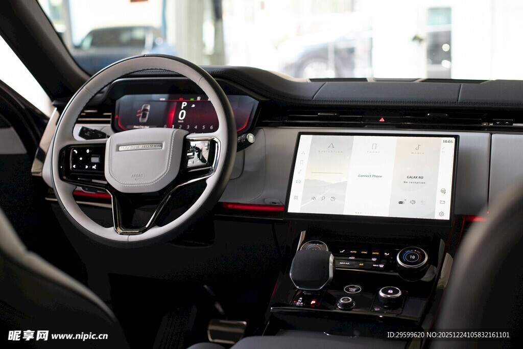 豪华汽车内饰细节展示