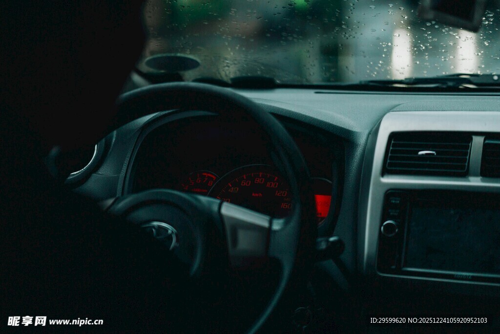 车内驾驶视角场景