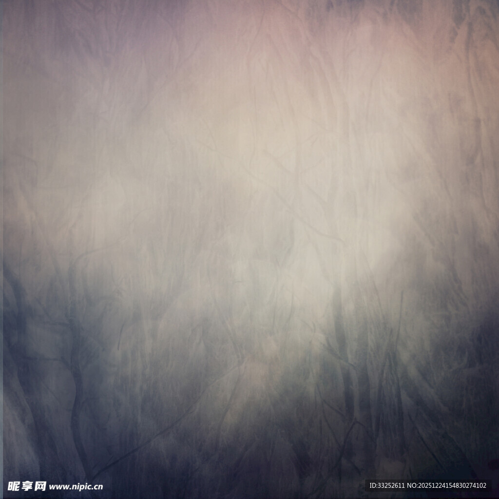 梦幻朦胧森林背景图