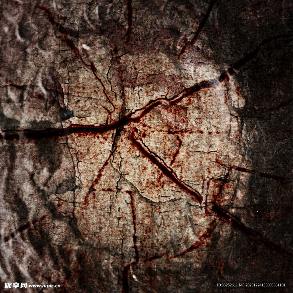 粗糙裂纹纹理的陈旧表面