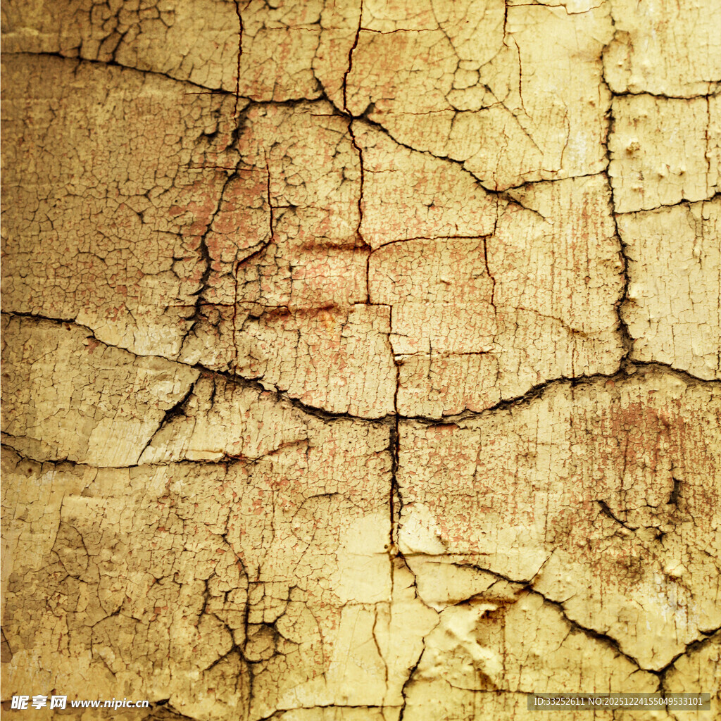 老旧裂纹墙面纹理图