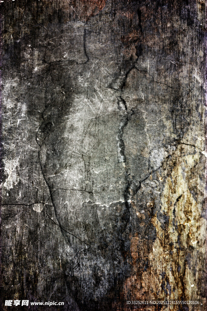 斑驳陈旧的墙面纹理