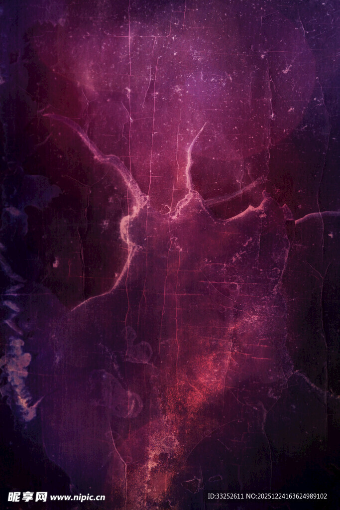 梦幻紫色闪电星空背景