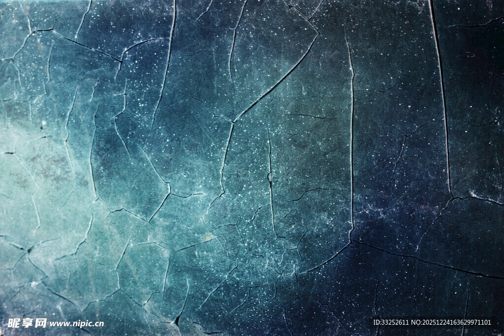 蓝绿色抽象纹理背景图