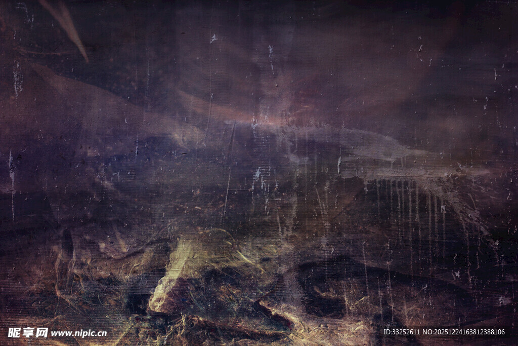 神秘奇幻的暗色调风景画面