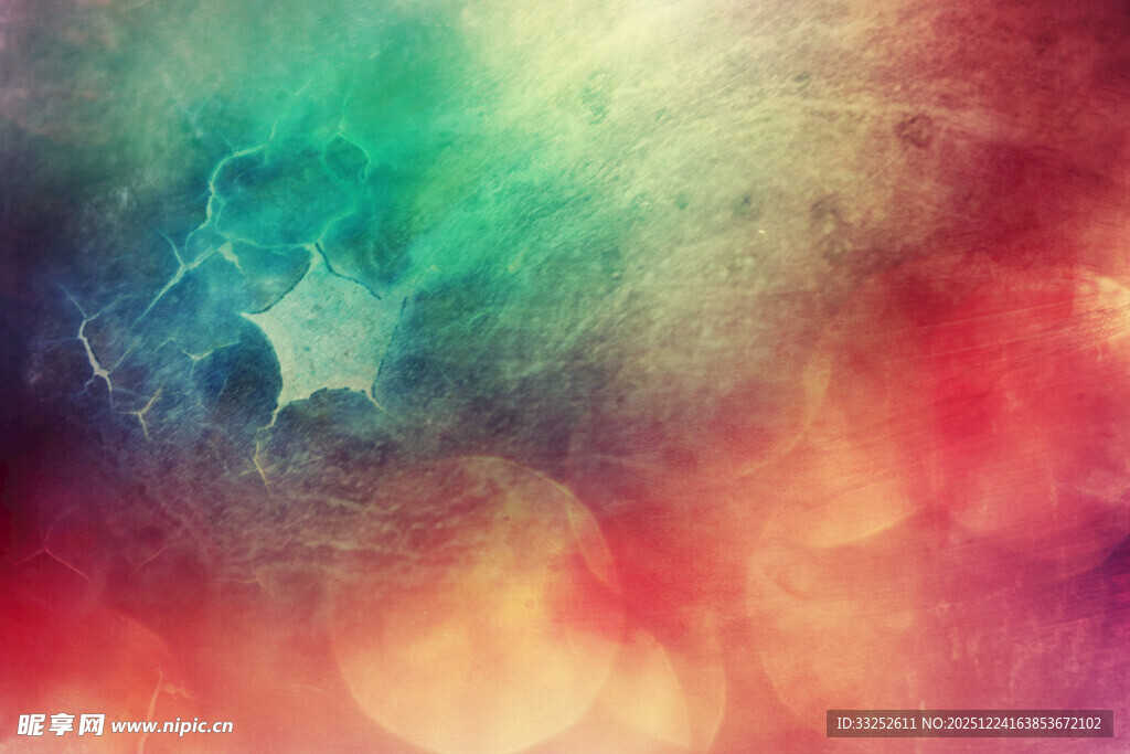 梦幻多彩抽象背景图