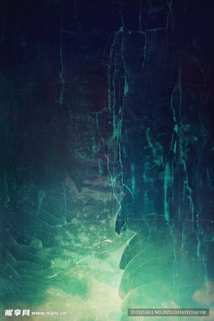 神秘幽邃的奇幻森林景象