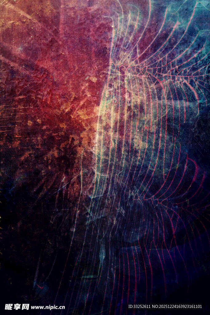 梦幻绚丽的抽象光影世界