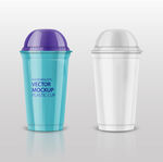 双色塑料杯展示