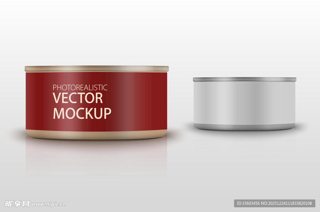 罐头包装模型展示