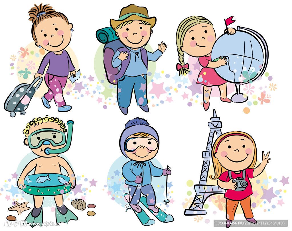 儿童多样兴趣与探索瞬间