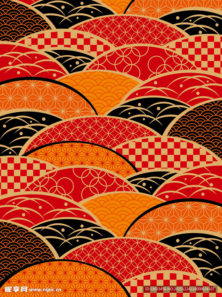 日式传统花纹图案