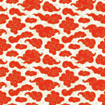 橙白相间豹纹图案纹理