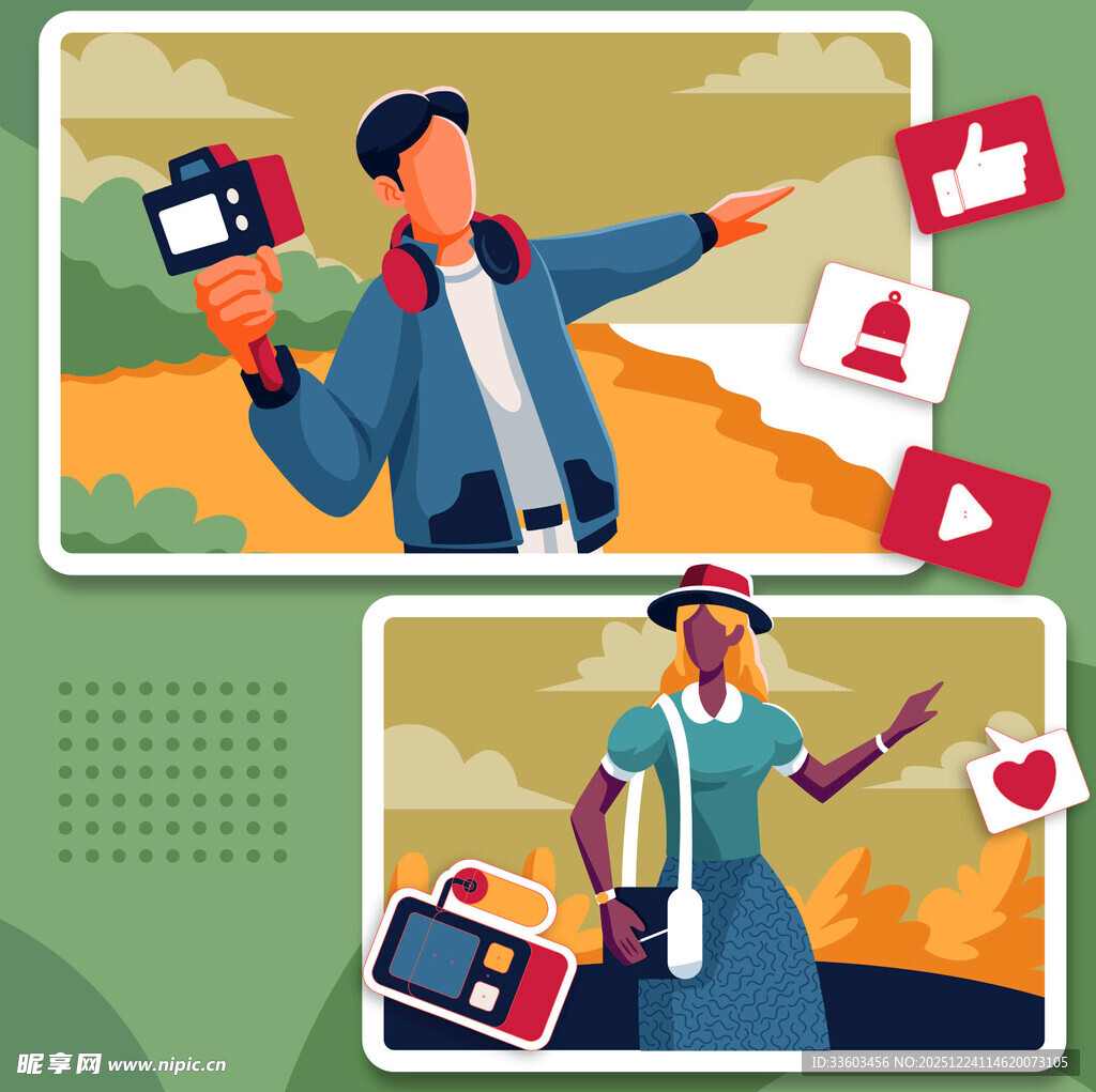 旅行达人分享美好瞬间