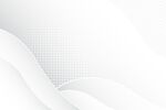 白色简约波浪背景