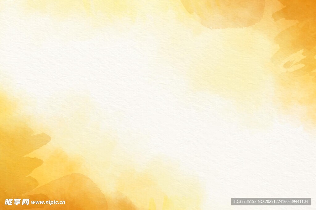 金色水彩背景