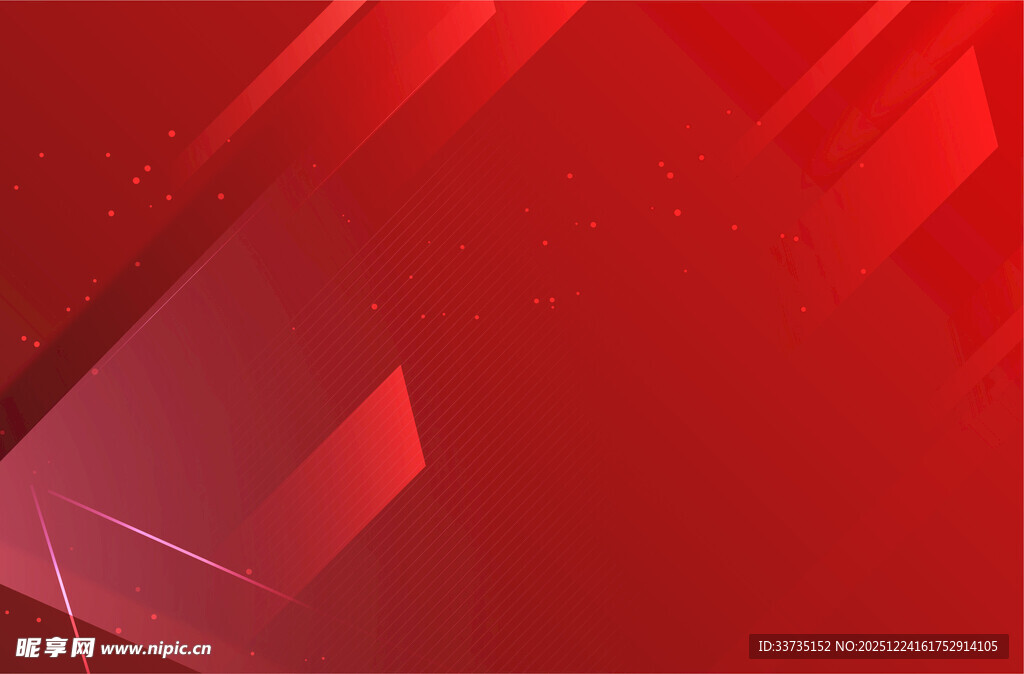 红色几何抽象背景