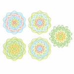 多彩手绘花朵图案设计