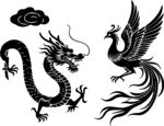 龙凤呈祥图案