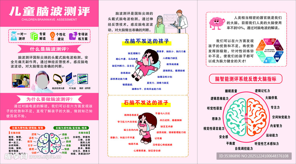 儿童脑波测评
