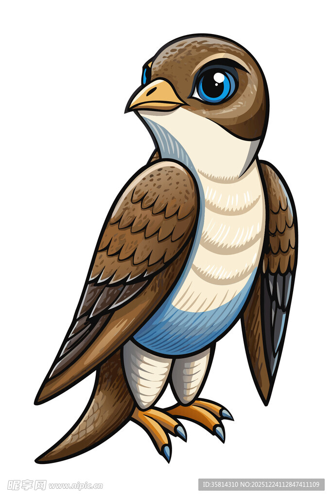 可爱卡通小鸟形象