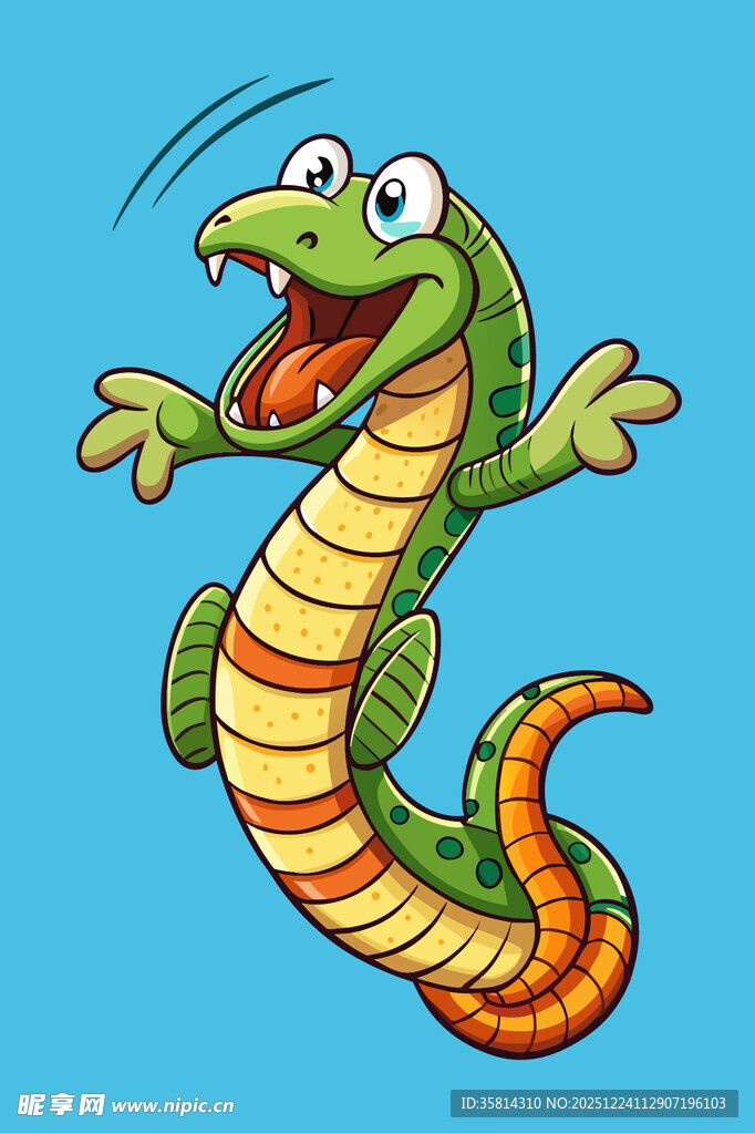 欢乐卡通蛇