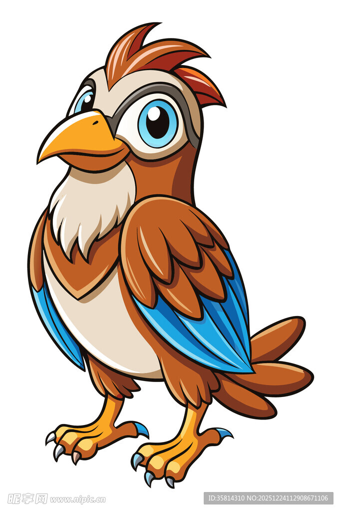 可爱卡通小鸟形象