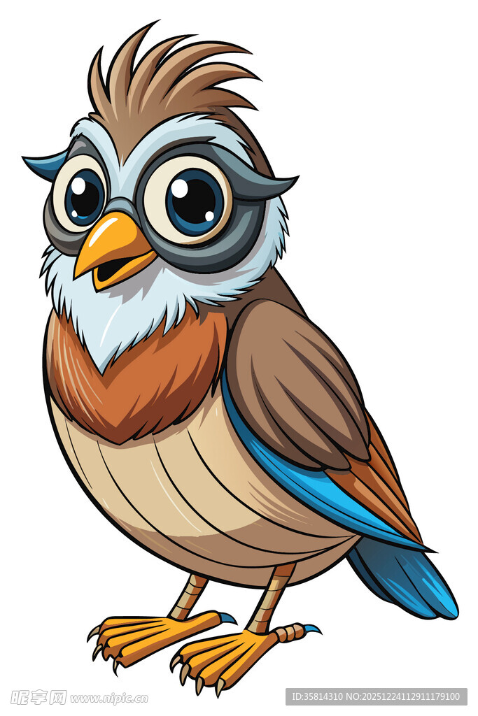 可爱卡通小鸟形象