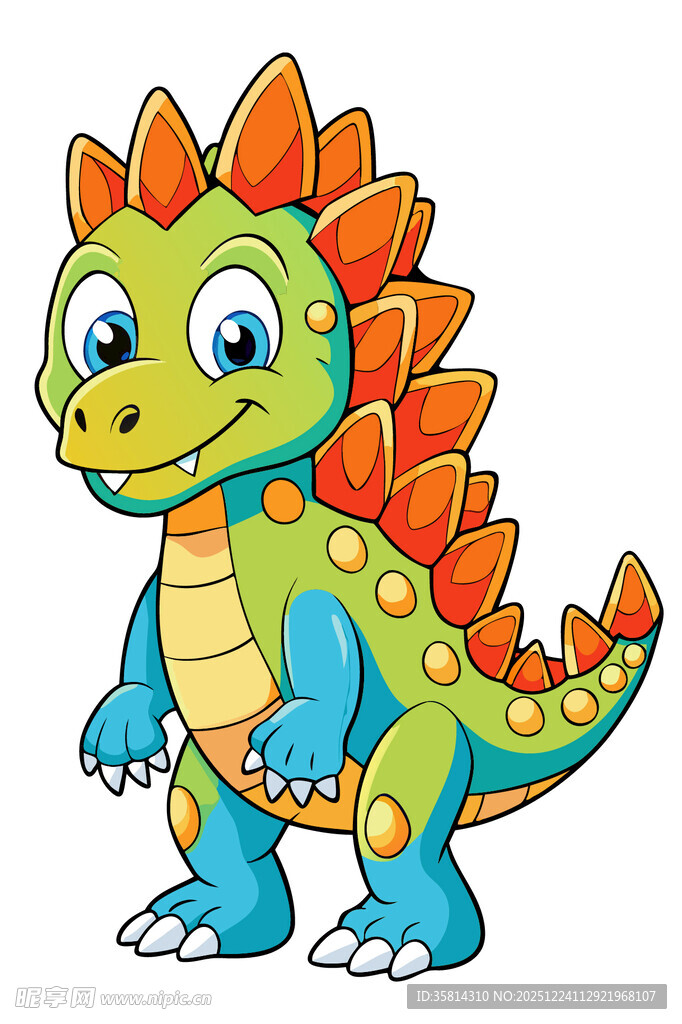 可爱卡通恐龙形象